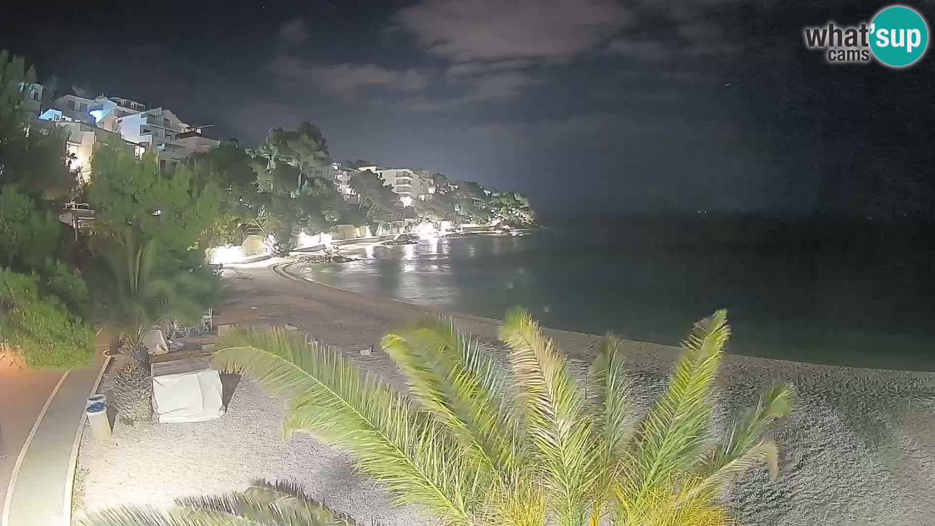 Webcam Lučica Beach Brela – Live View from the Adriatic Coast