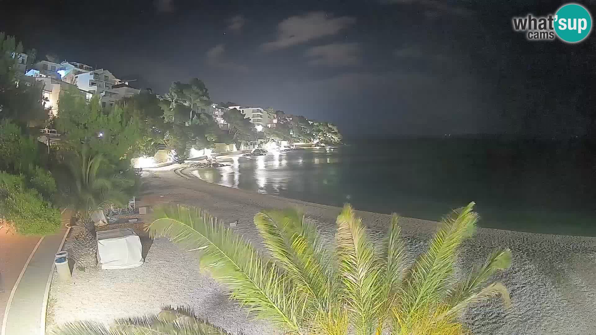 Webcam Lučica Beach Brela – Live View from the Adriatic Coast