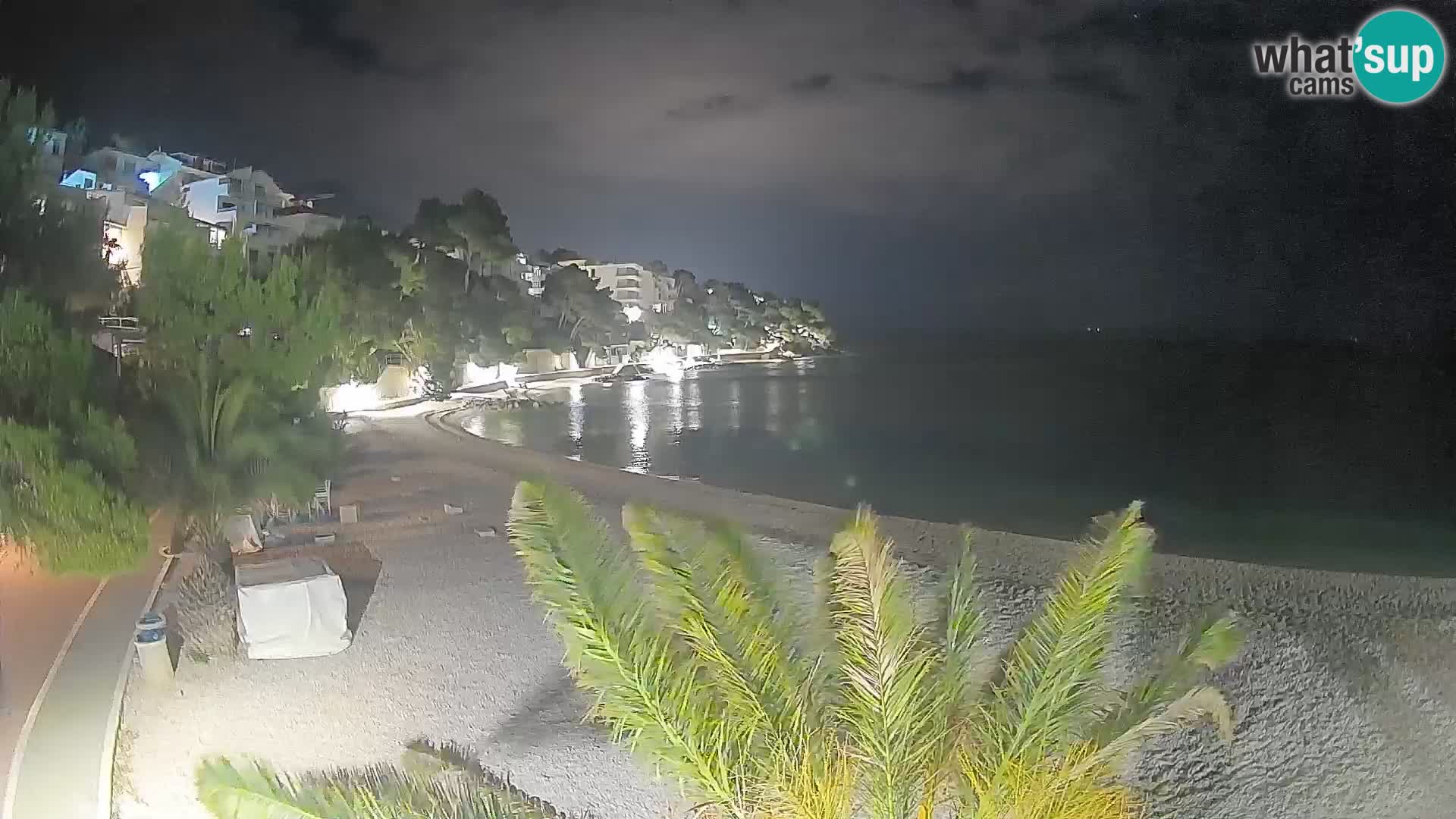 Webcam Lučica Beach Brela – Live View from the Adriatic Coast