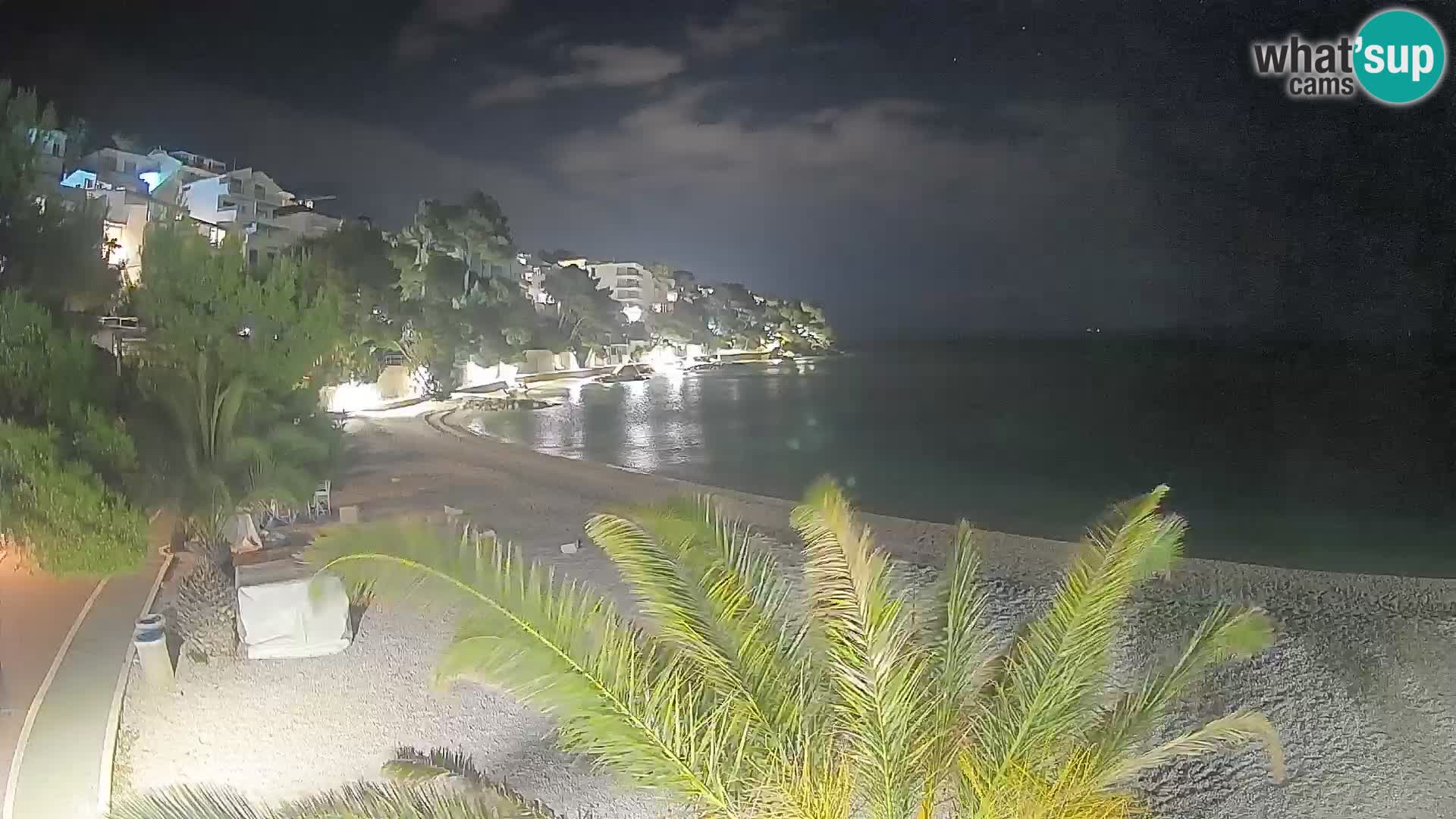 Webcam Lučica Beach Brela – Live View from the Adriatic Coast