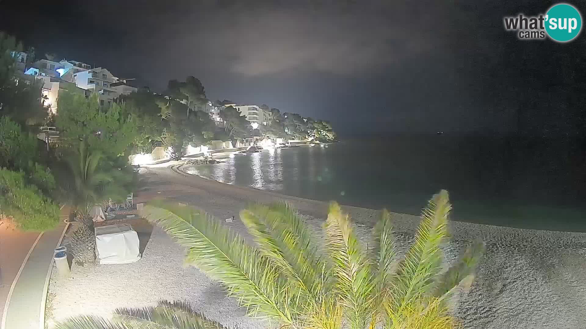 Webcam Lučica Beach Brela – Live View from the Adriatic Coast