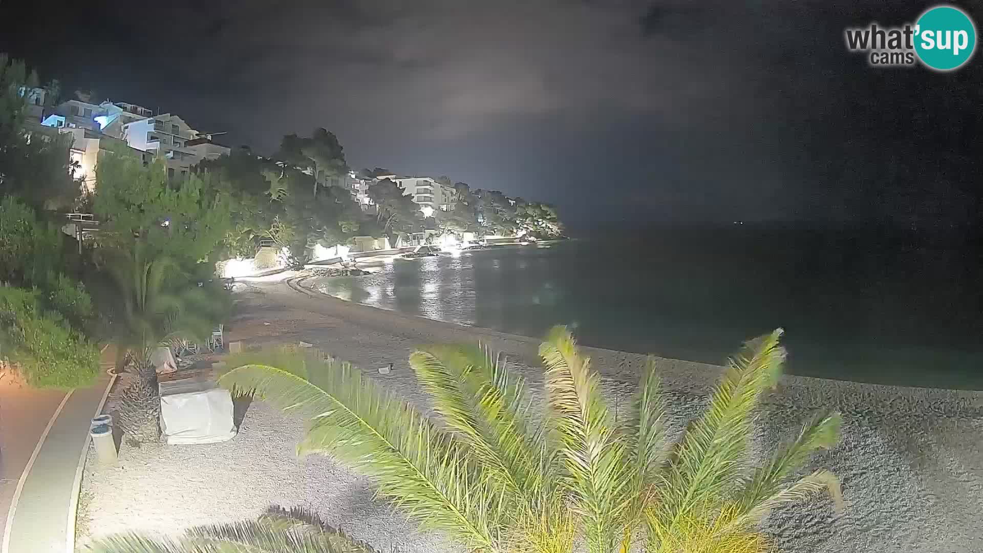 Webcam Lučica Beach Brela – Live View from the Adriatic Coast