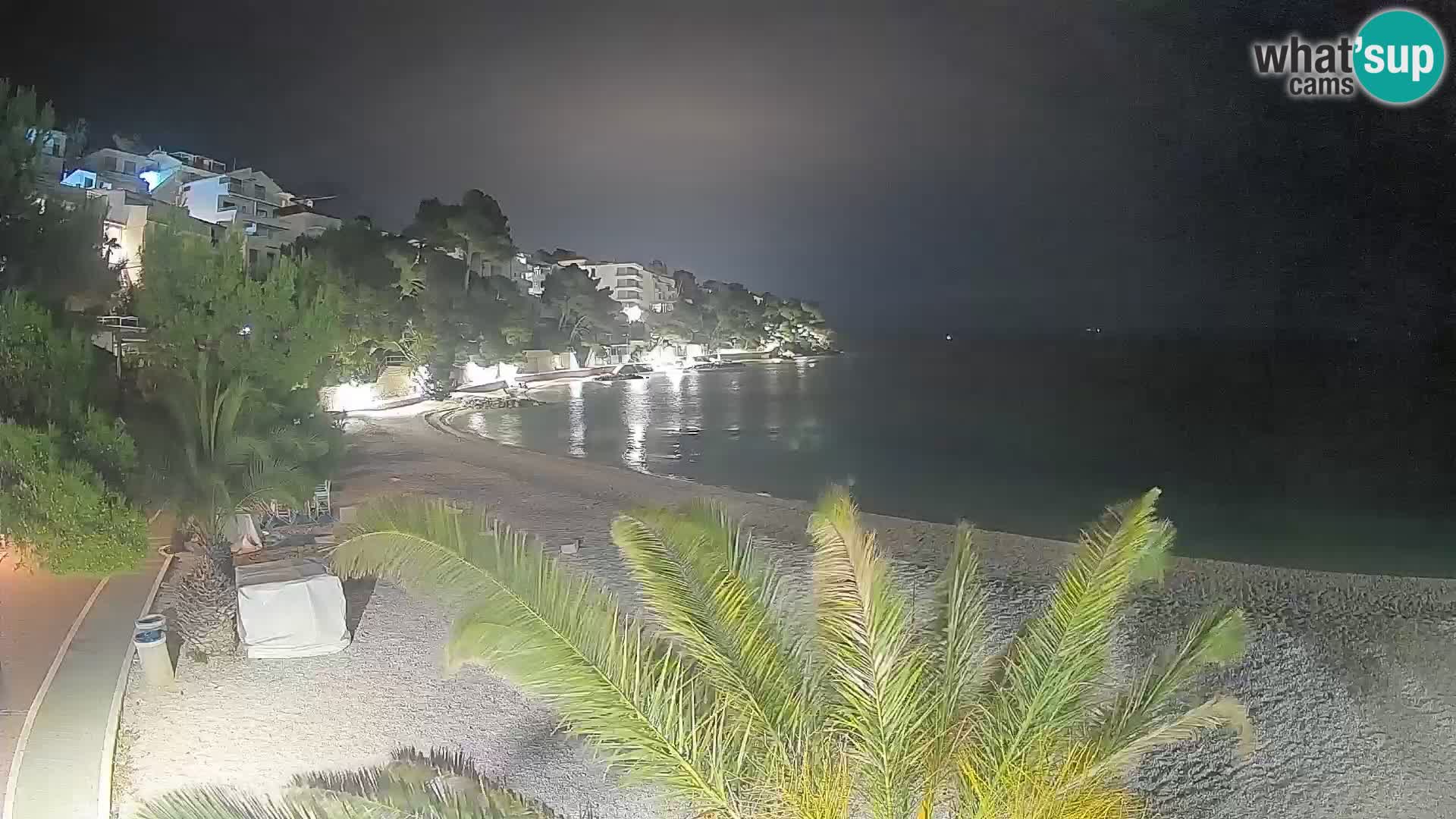 Webcam Lučica Beach Brela – Live View from the Adriatic Coast