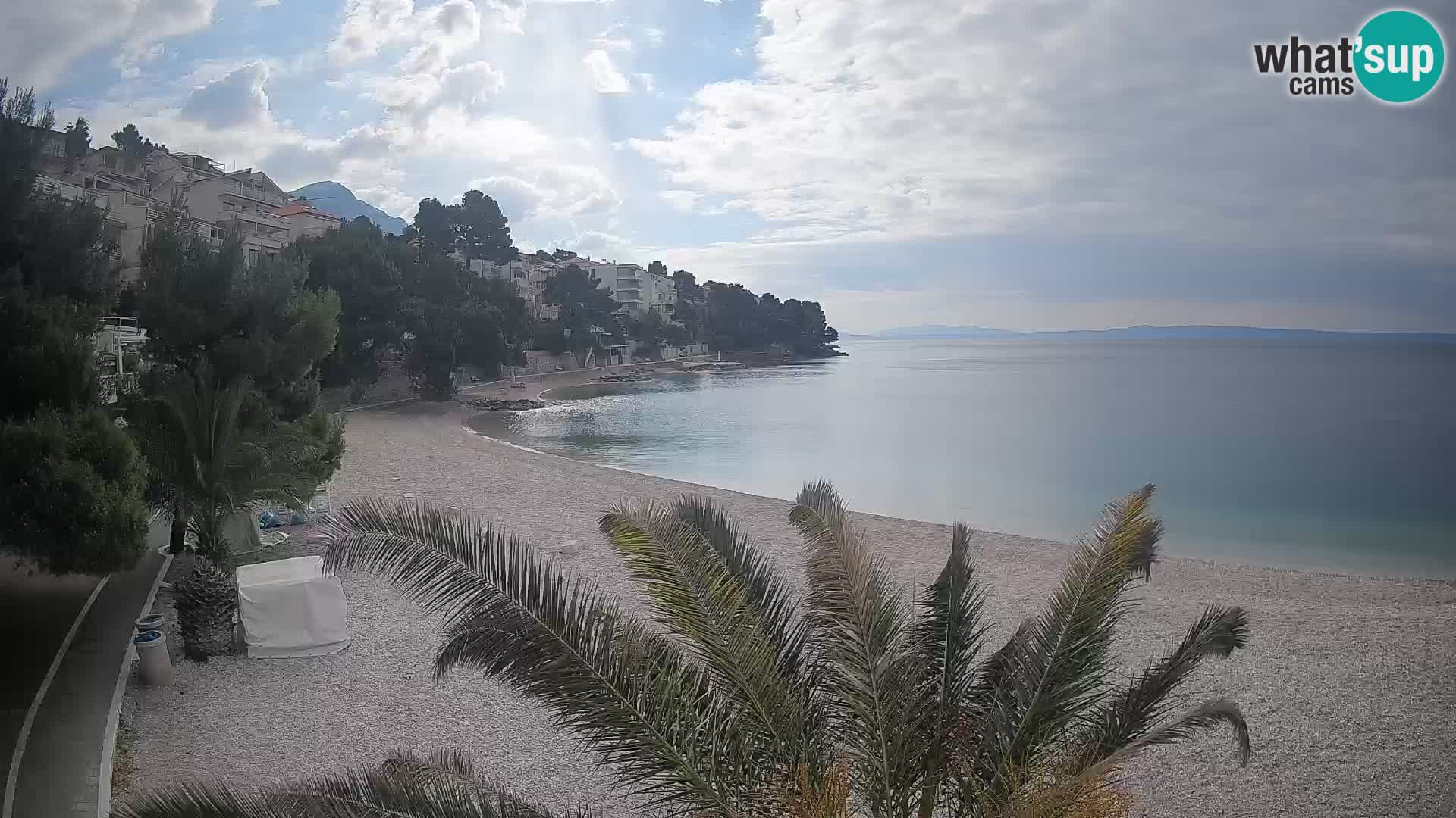 Webcam Lučica Beach Brela – Live View from the Adriatic Coast