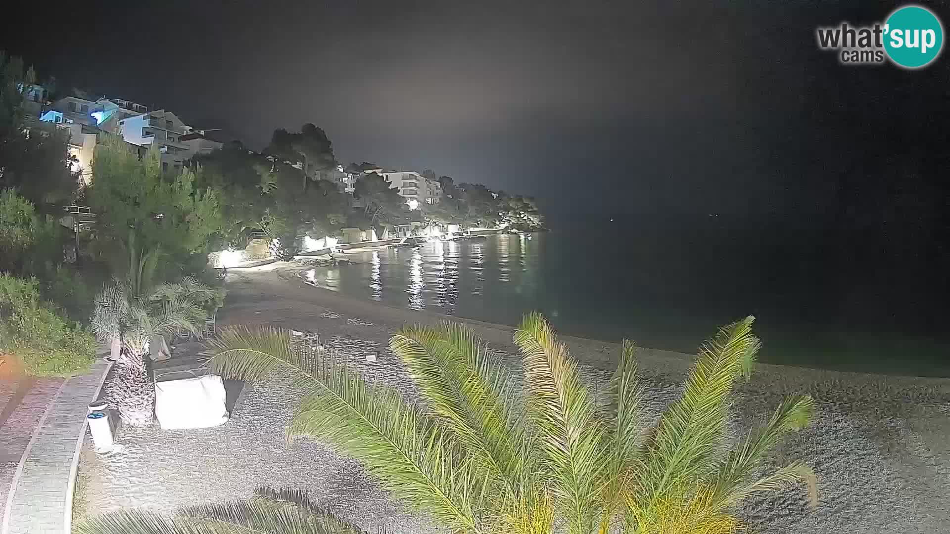 Webcam Lučica Beach Brela – Live View from the Adriatic Coast
