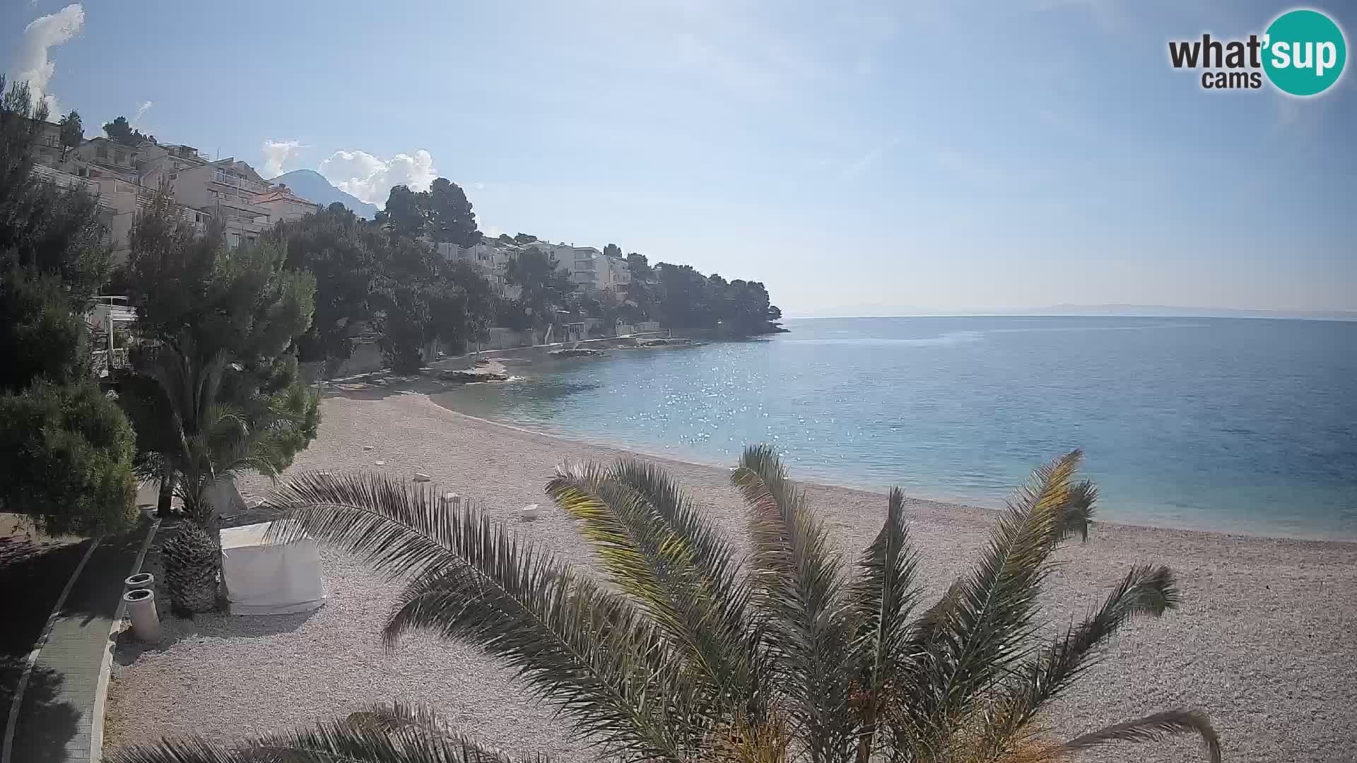 Webcam Lučica Beach Brela – Live View from the Adriatic Coast
