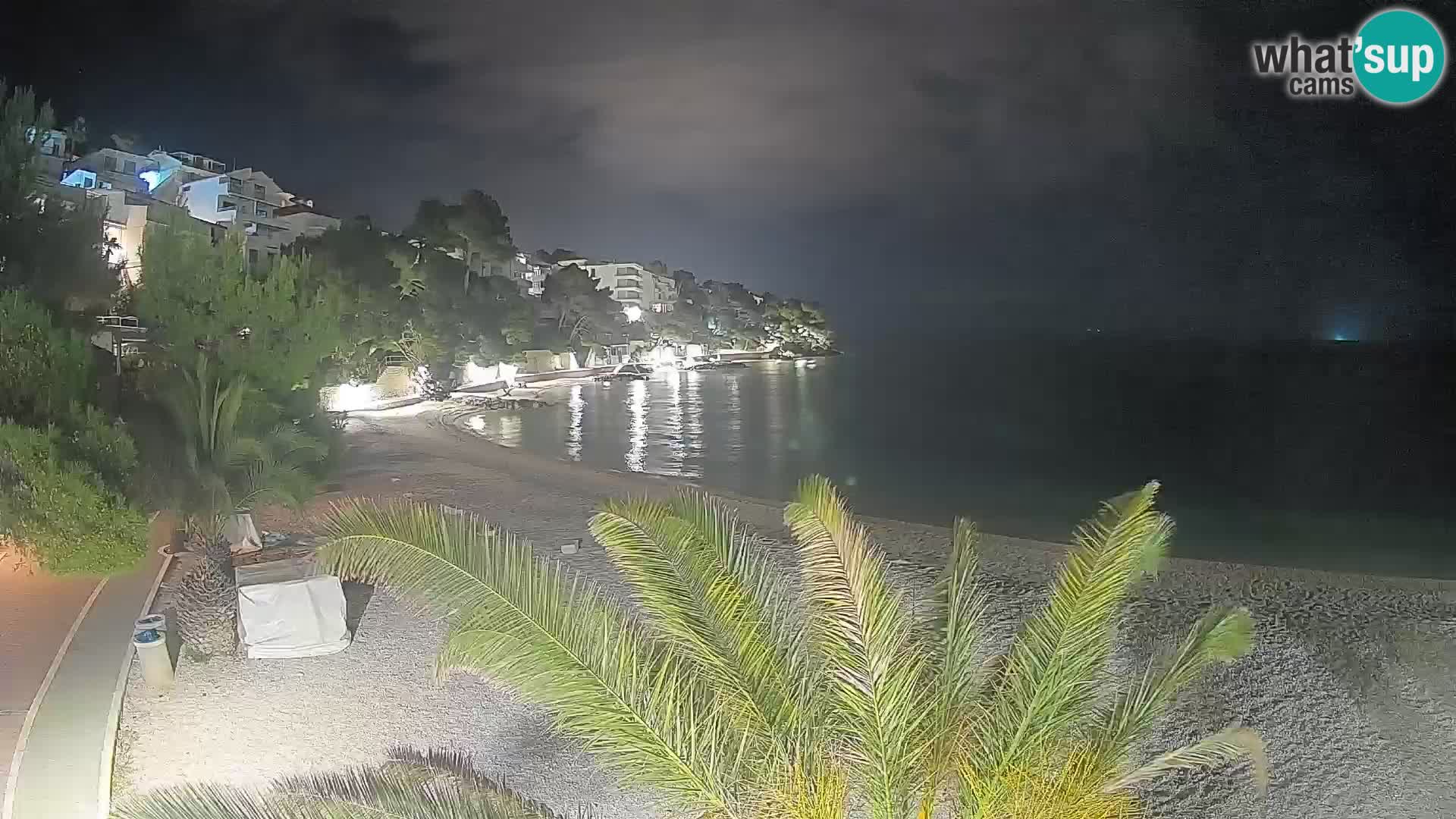 Webcam Lučica Beach Brela – Live View from the Adriatic Coast