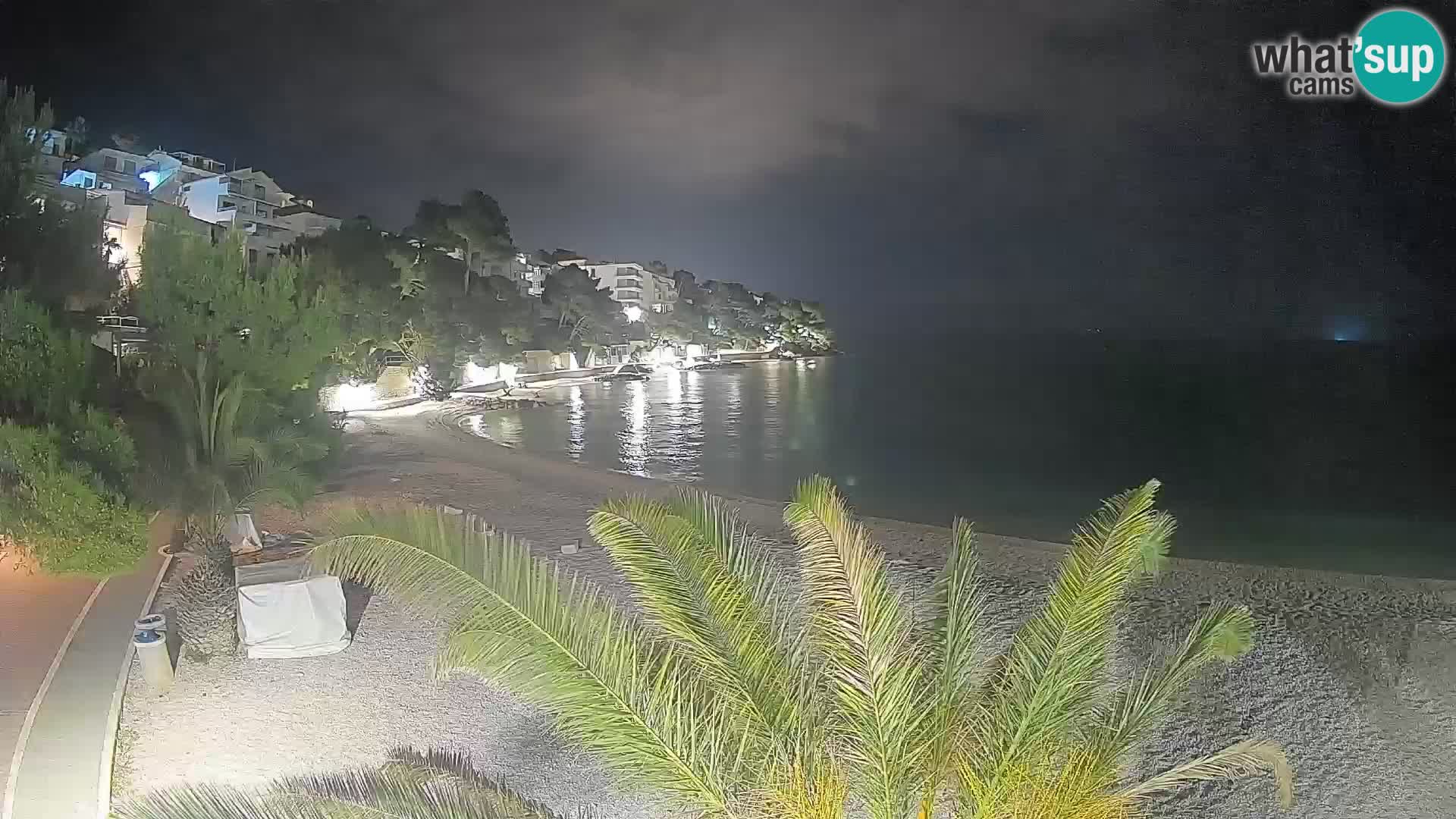 Webcam Lučica Beach Brela – Live View from the Adriatic Coast