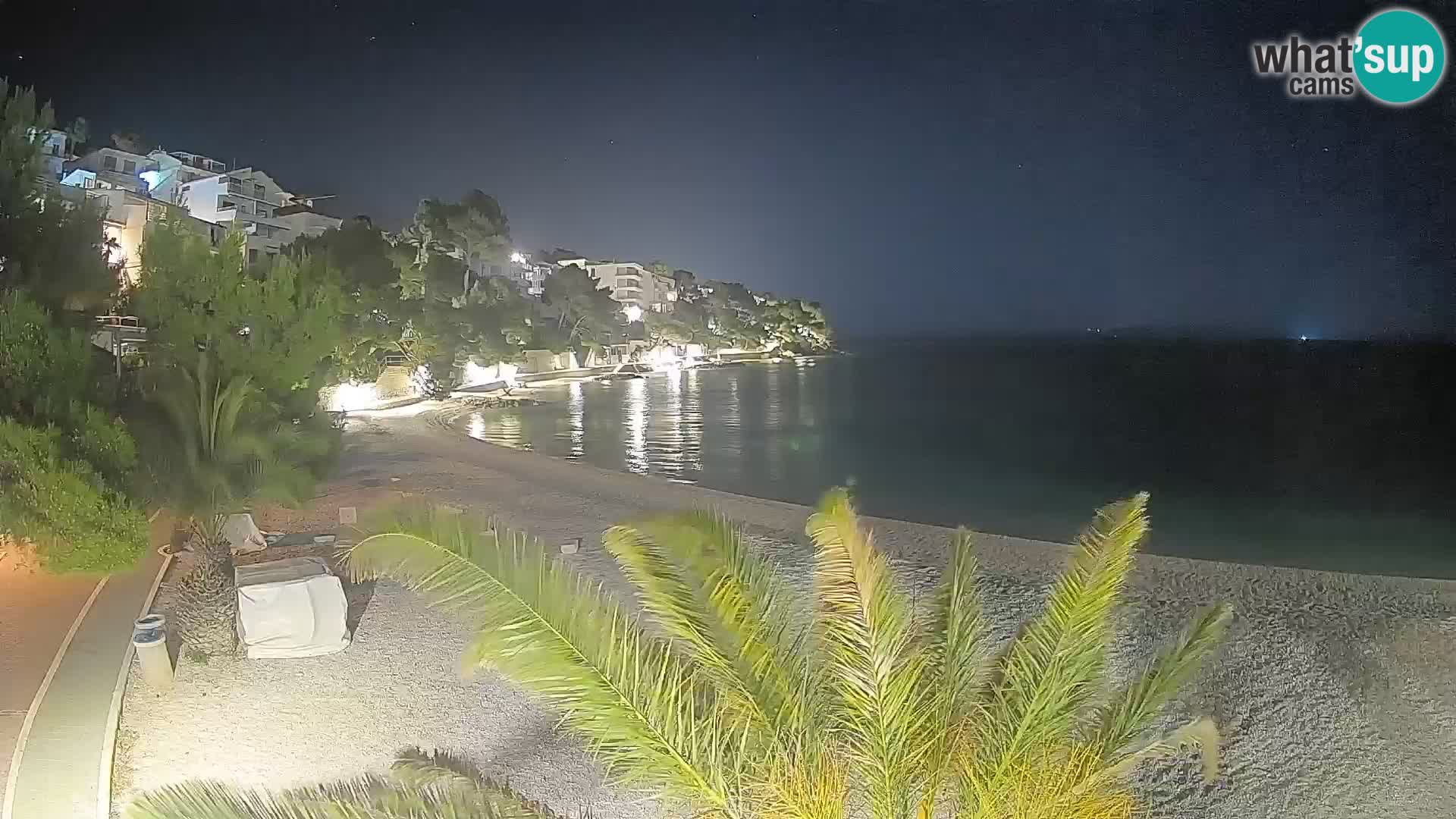 Webcam Lučica Beach Brela – Live View from the Adriatic Coast