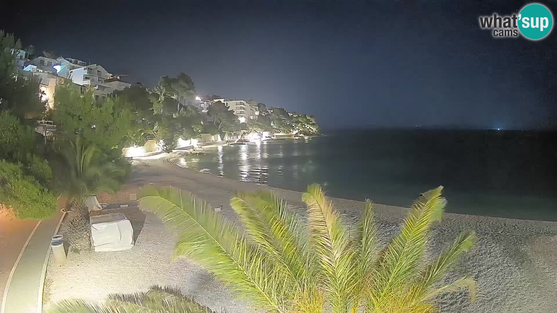 Webcam Lučica Beach Brela – Live View from the Adriatic Coast