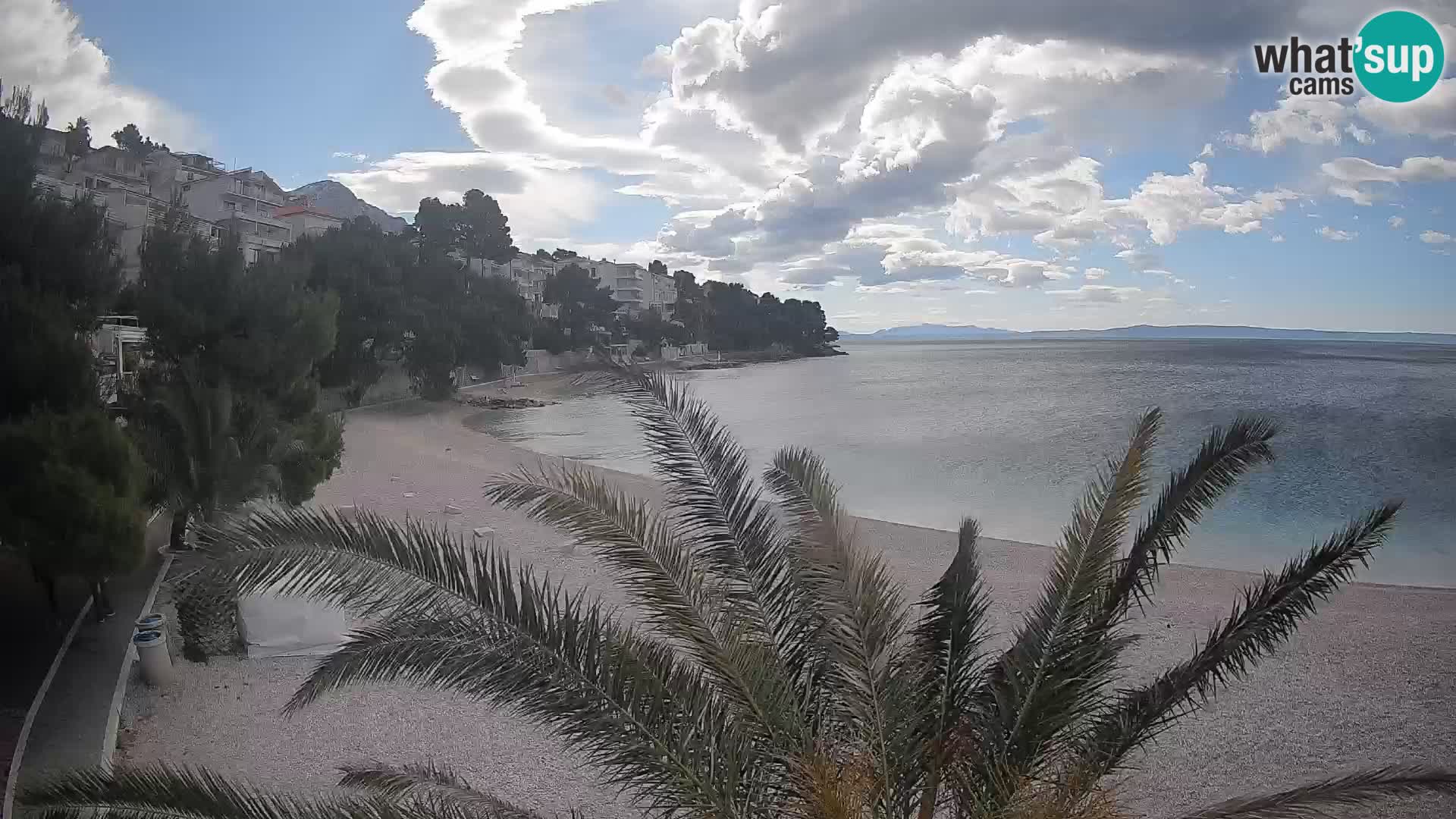Webcam Lučica Beach Brela – Live View from the Adriatic Coast