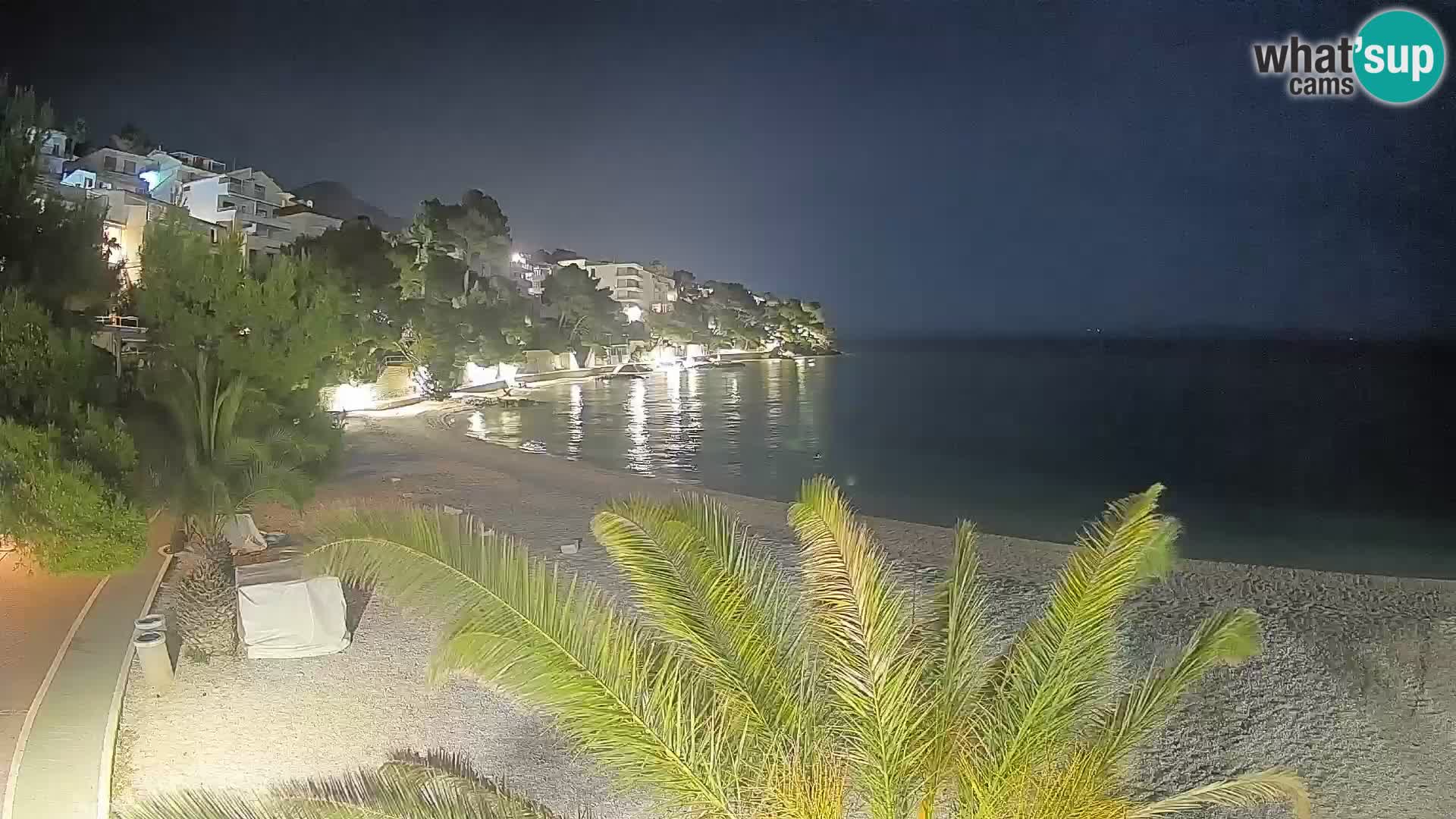 Webcam Lučica Beach Brela – Live View from the Adriatic Coast