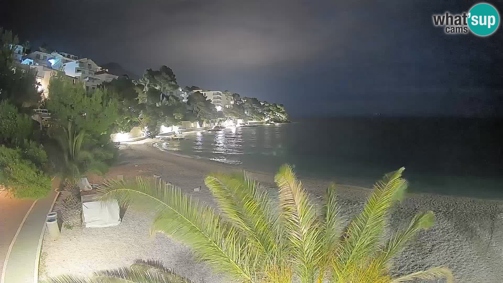 Webcam Lučica Beach Brela – Live View from the Adriatic Coast