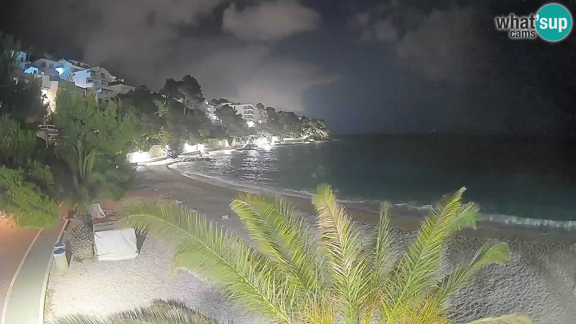 Webcam Lučica Beach Brela – Live View from the Adriatic Coast