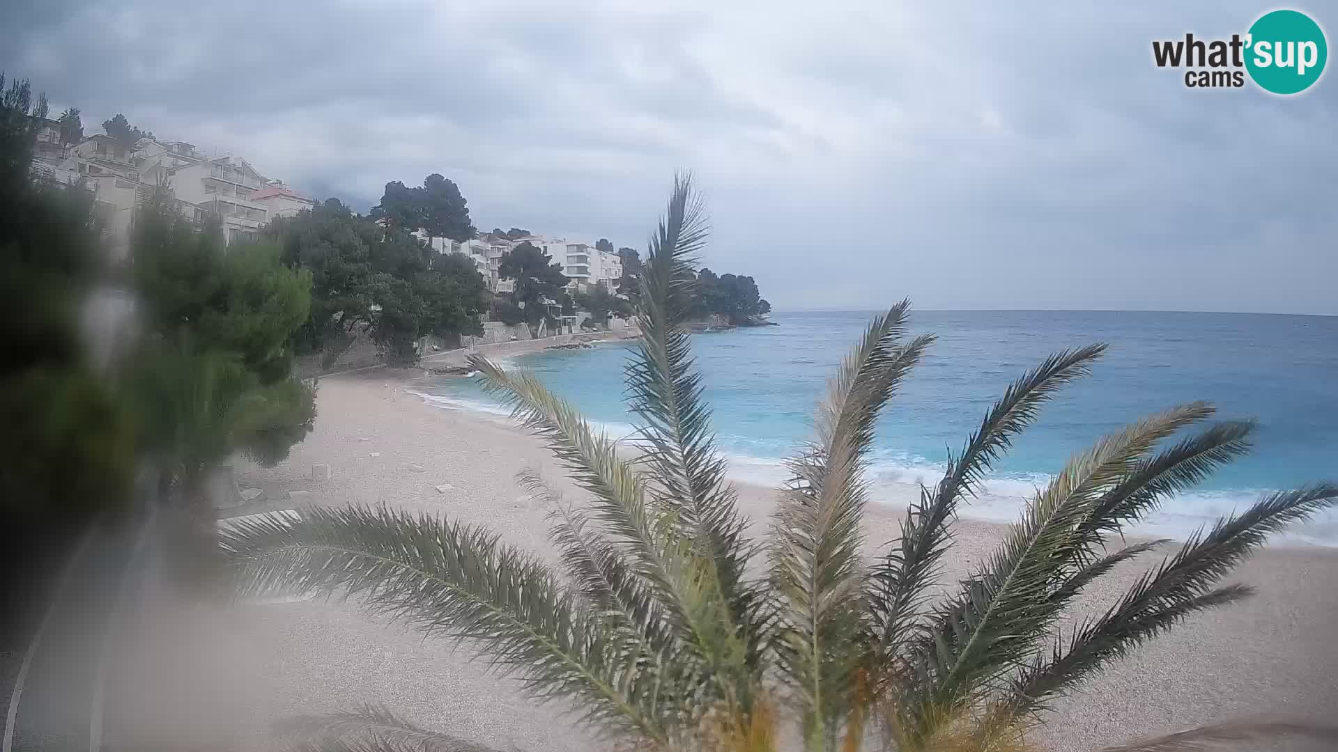 Webcam Lučica Beach Brela – Live View from the Adriatic Coast