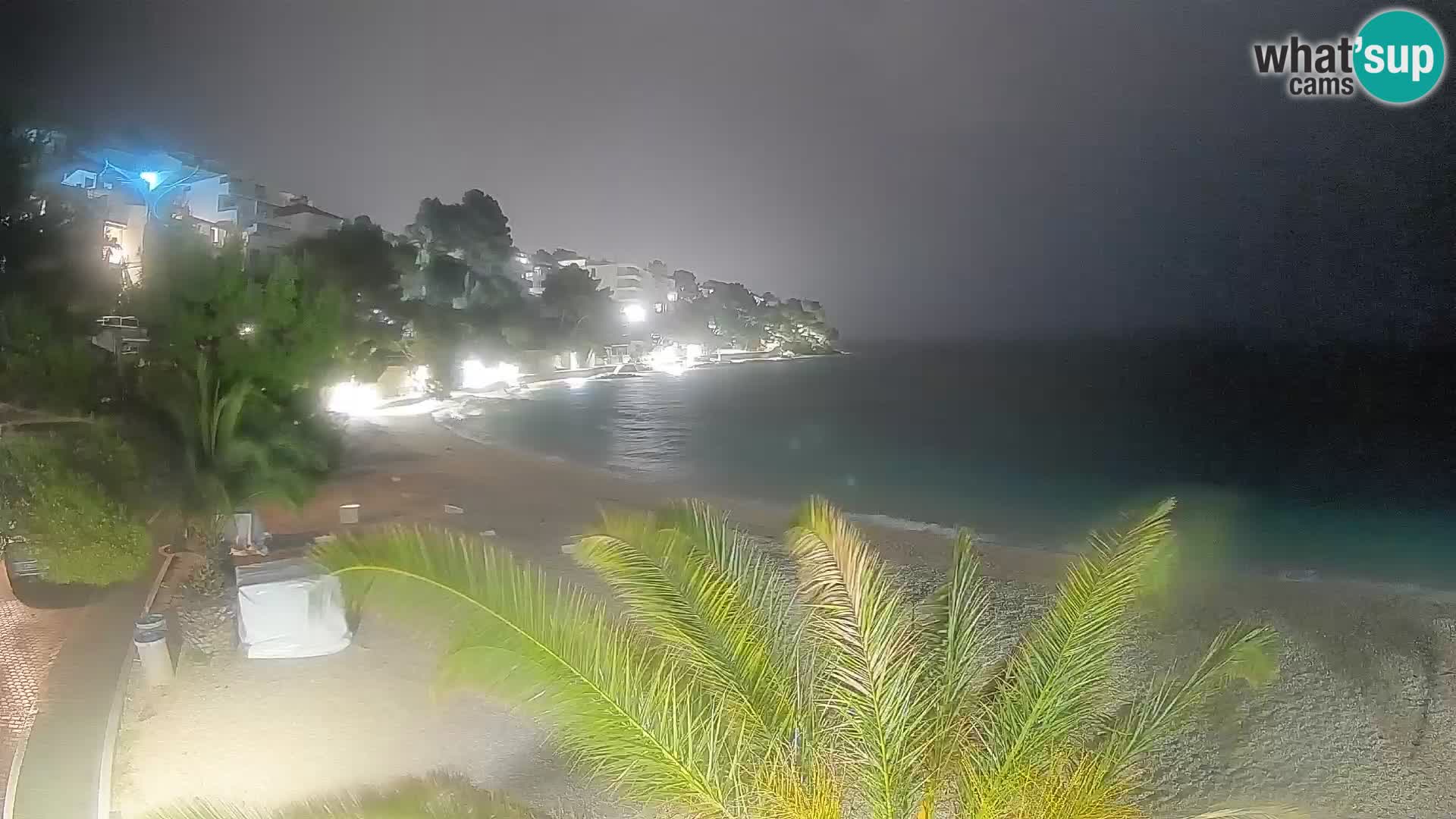 Webcam Lučica Beach Brela – Live View from the Adriatic Coast