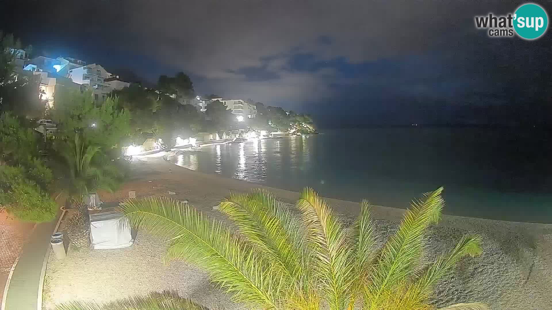 Webcam Lučica Beach Brela – Live View from the Adriatic Coast