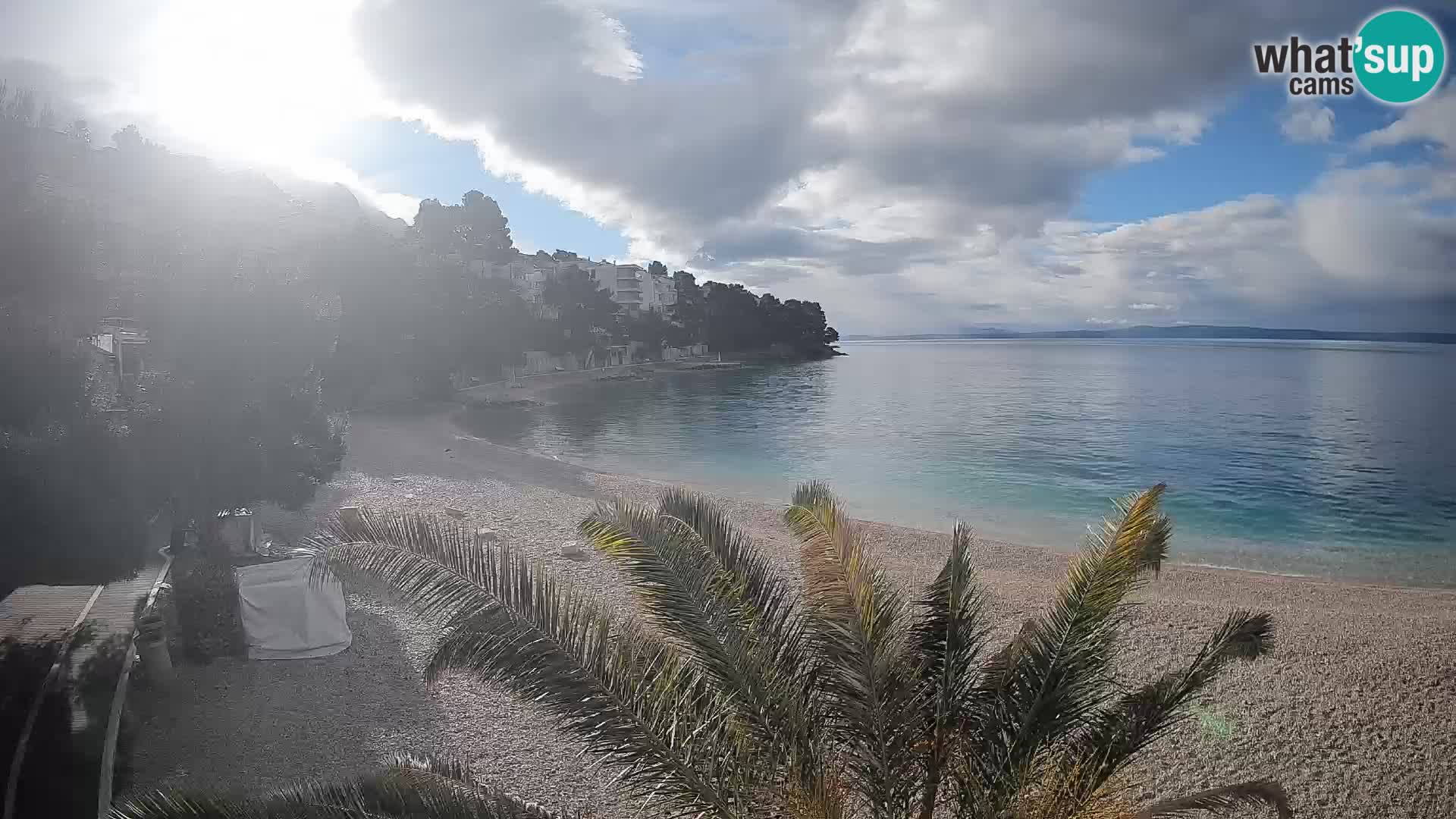 Webcam Lučica Beach Brela – Live View from the Adriatic Coast