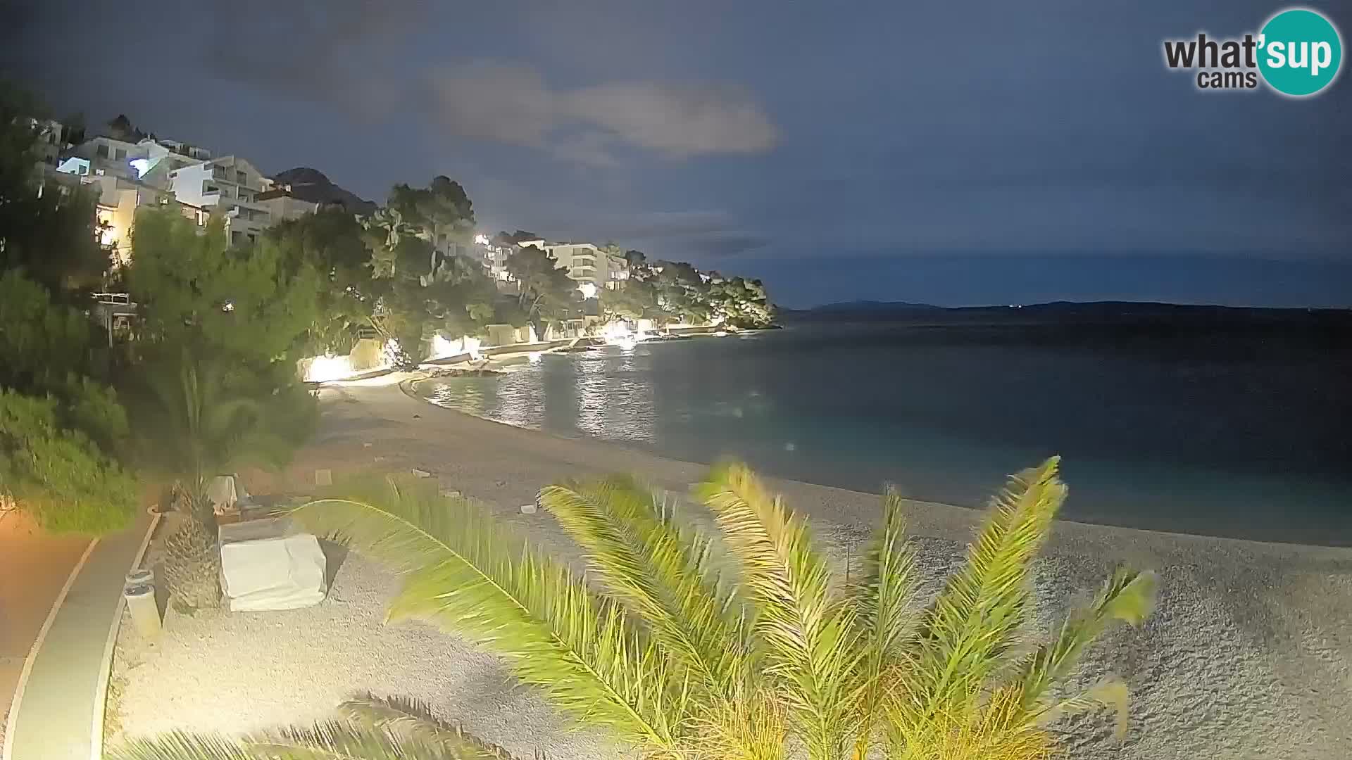 Webcam Lučica Beach Brela – Live View from the Adriatic Coast
