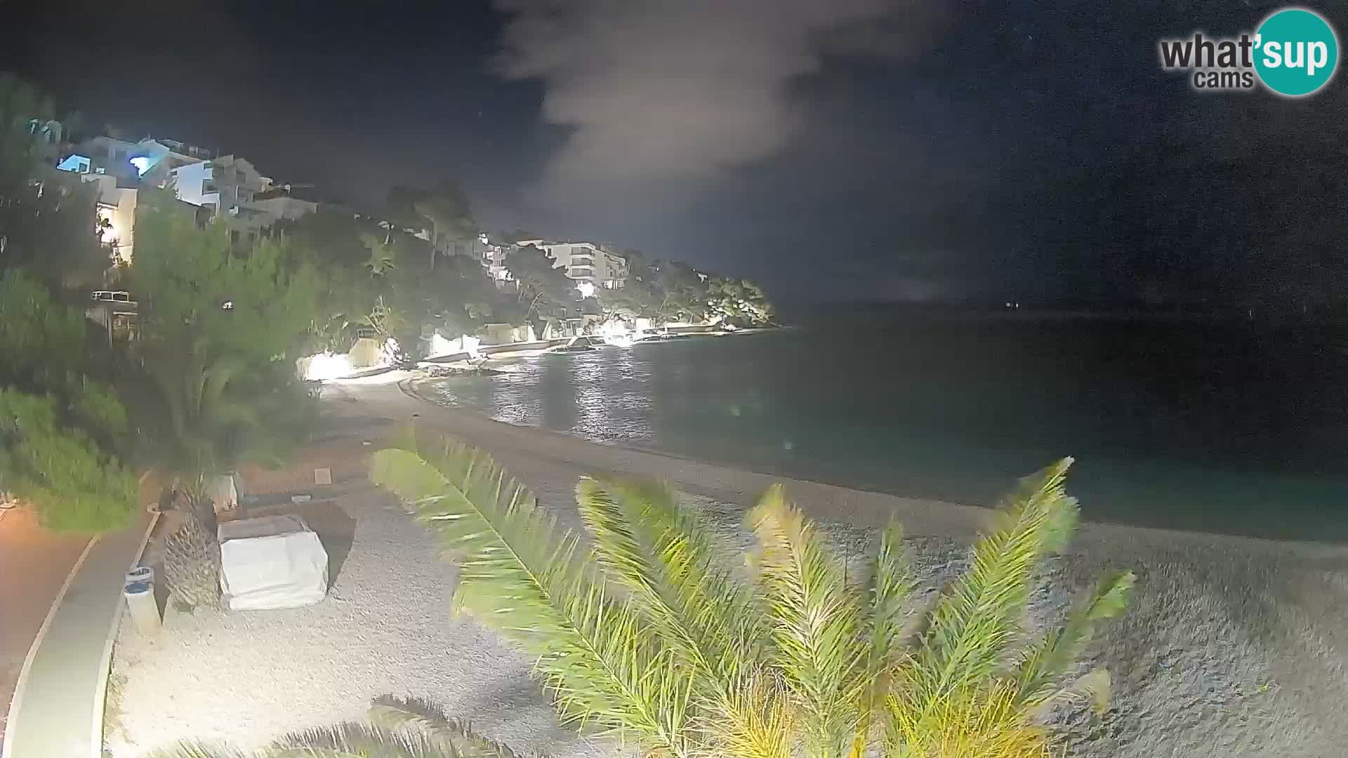 Webcam Lučica Beach Brela – Live View from the Adriatic Coast