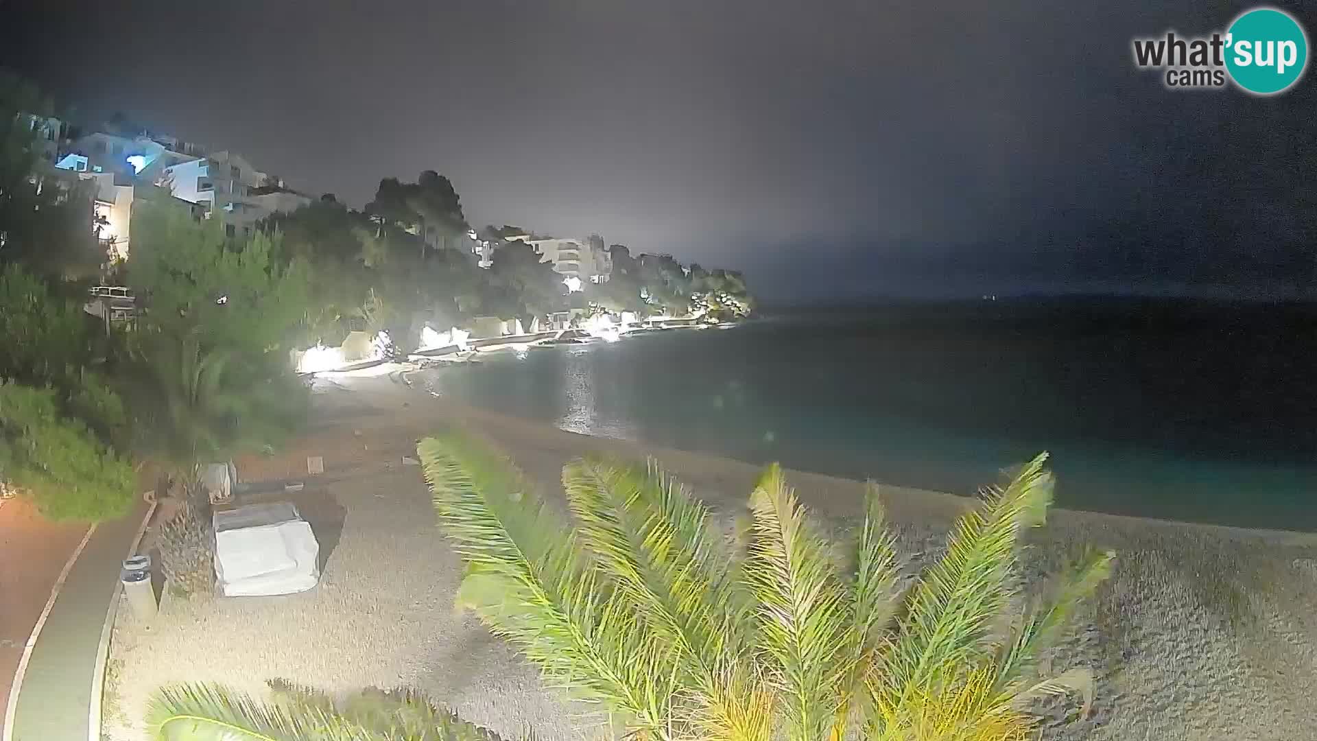 Webcam Lučica Beach Brela – Live View from the Adriatic Coast