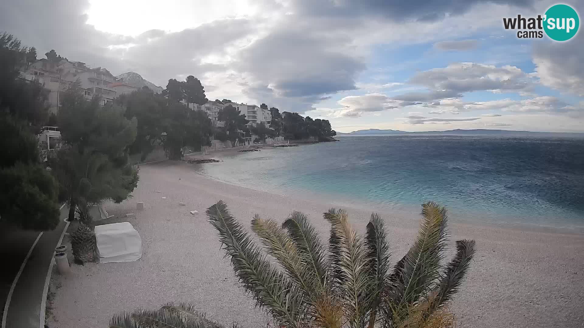 Webcam Lučica Beach Brela – Live View from the Adriatic Coast