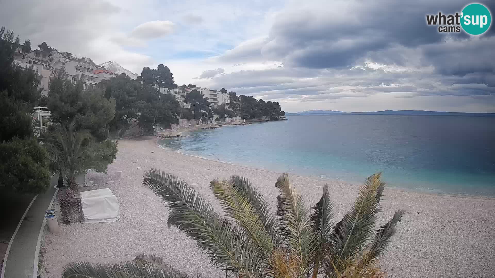 Webcam Lučica Beach Brela – Live View from the Adriatic Coast