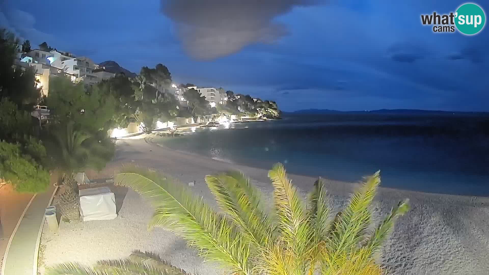 Webcam Lučica Beach Brela – Live View from the Adriatic Coast