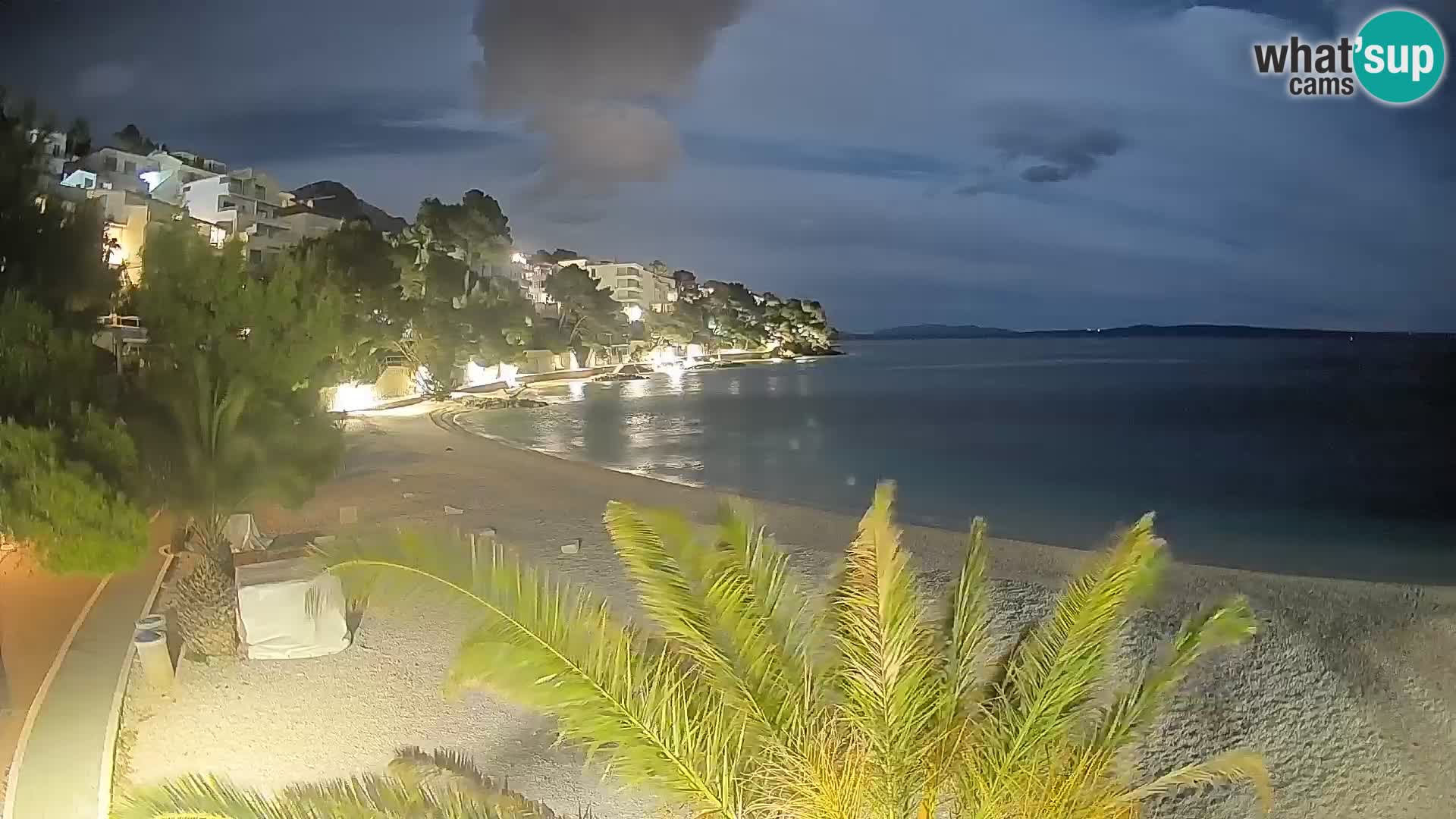 Webcam Lučica Beach Brela – Live View from the Adriatic Coast