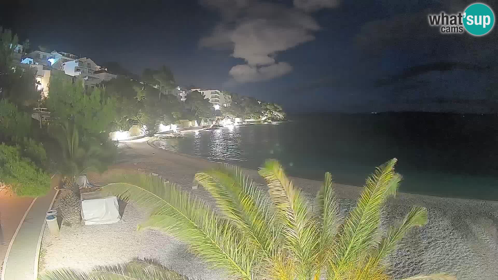 Webcam Lučica Beach Brela – Live View from the Adriatic Coast