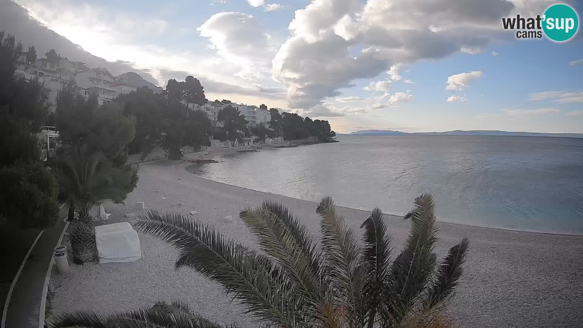Webcam Lučica Beach Brela – Live View from the Adriatic Coast