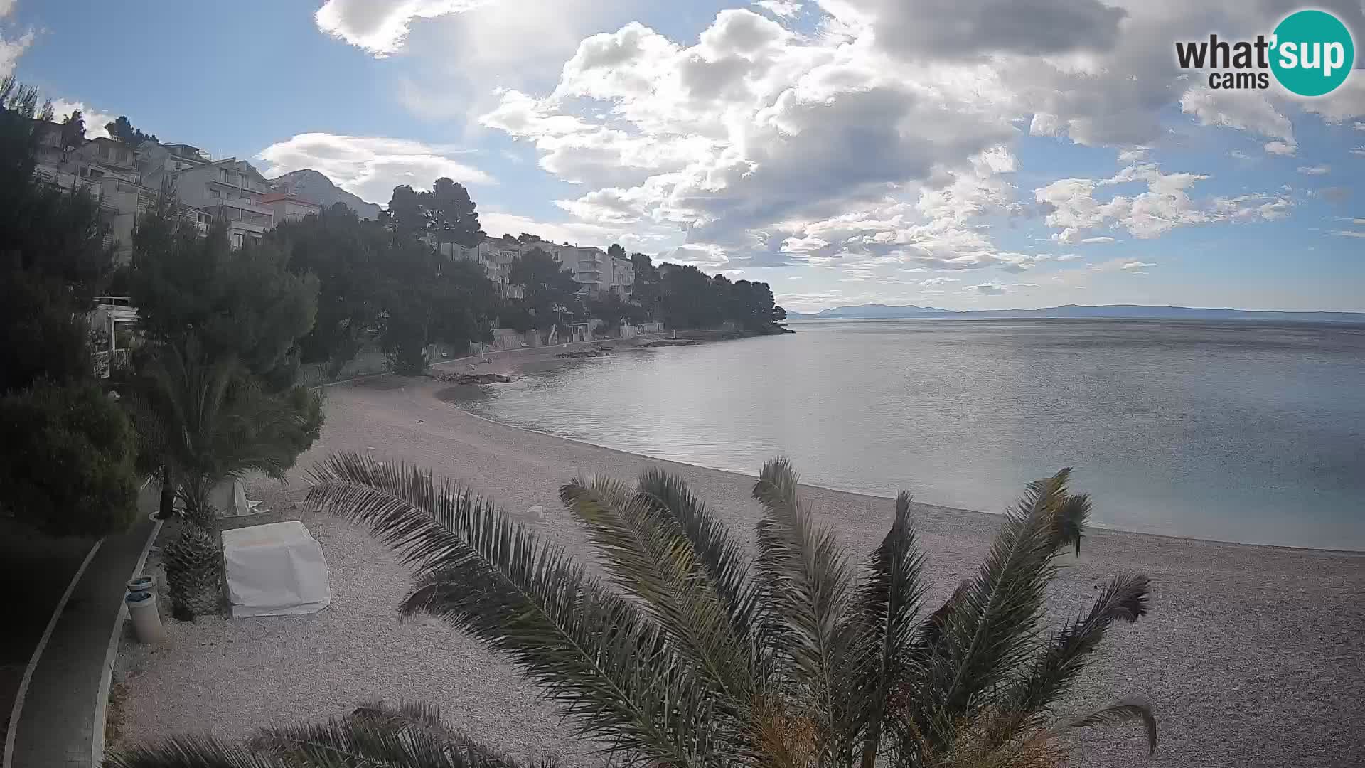 Webcam Lučica Beach Brela – Live View from the Adriatic Coast