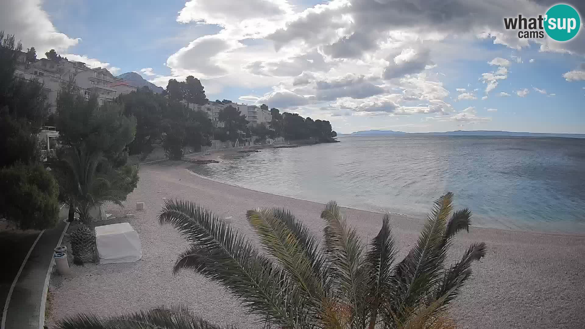 Webcam Lučica Beach Brela – Live View from the Adriatic Coast