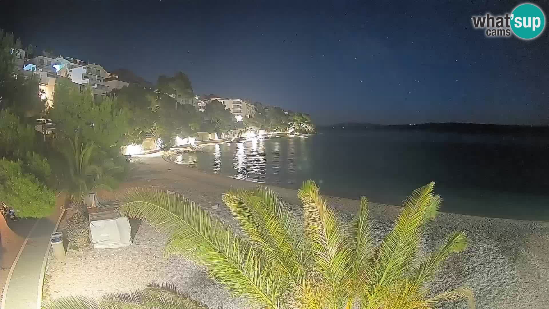Webcam Lučica Beach Brela – Live View from the Adriatic Coast