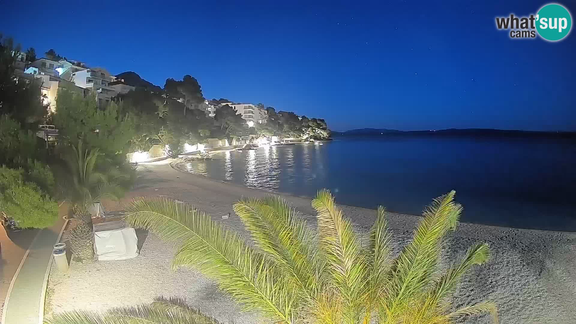 Webcam Lučica Beach Brela – Live View from the Adriatic Coast