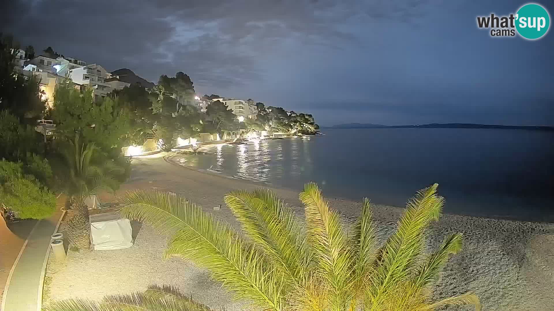 Webcam Lučica Beach Brela – Live View from the Adriatic Coast