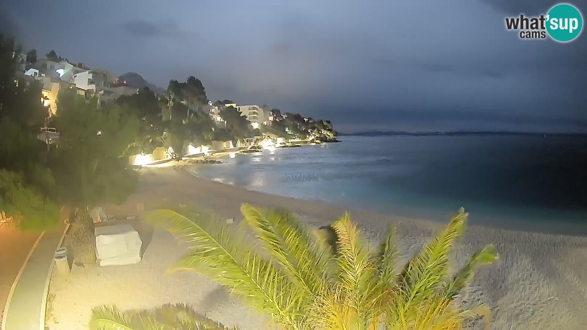 Webcam Lučica Beach Brela – Live View from the Adriatic Coast