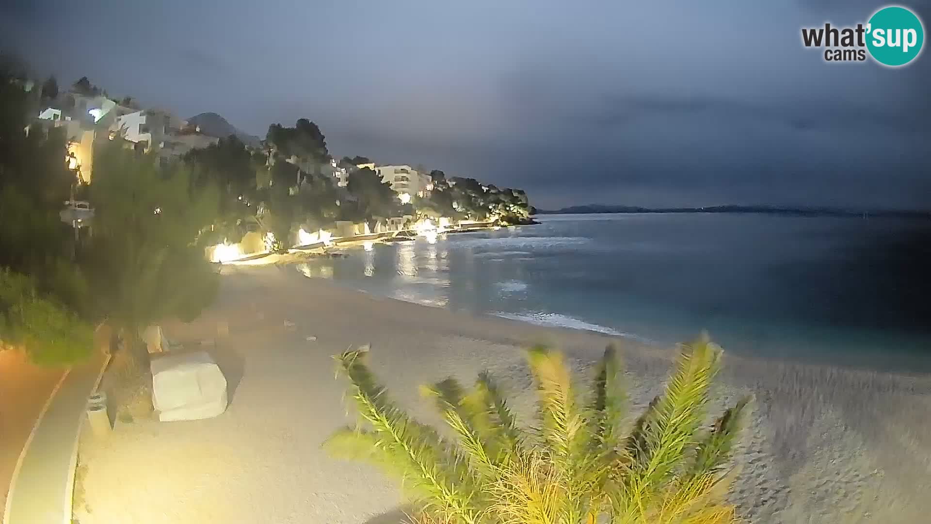 Webcam Lučica Beach Brela – Live View from the Adriatic Coast
