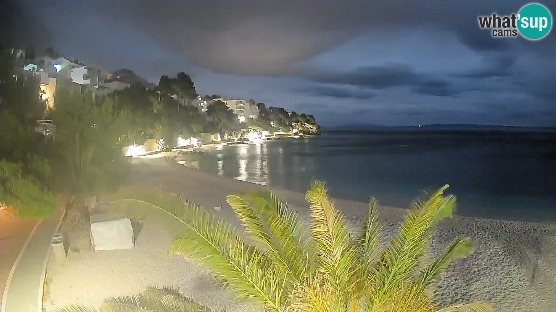 Webcam Lučica Beach Brela – Live View from the Adriatic Coast