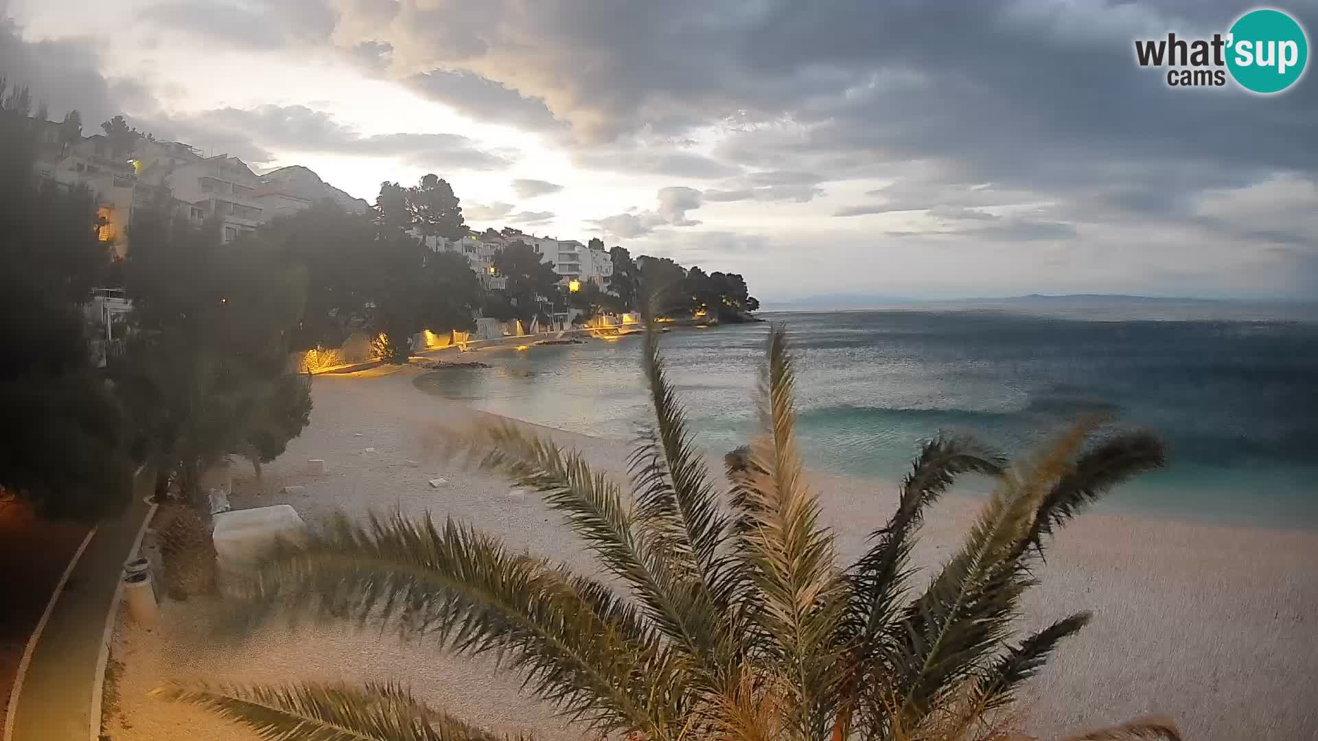 Webcam Lučica Beach Brela – Live View from the Adriatic Coast
