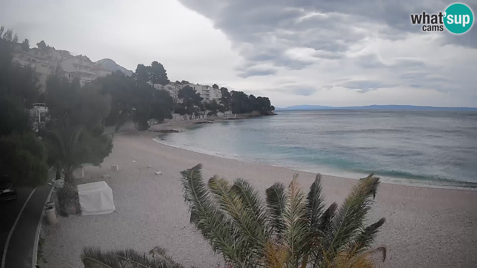 Webcam Lučica Beach Brela – Live View from the Adriatic Coast