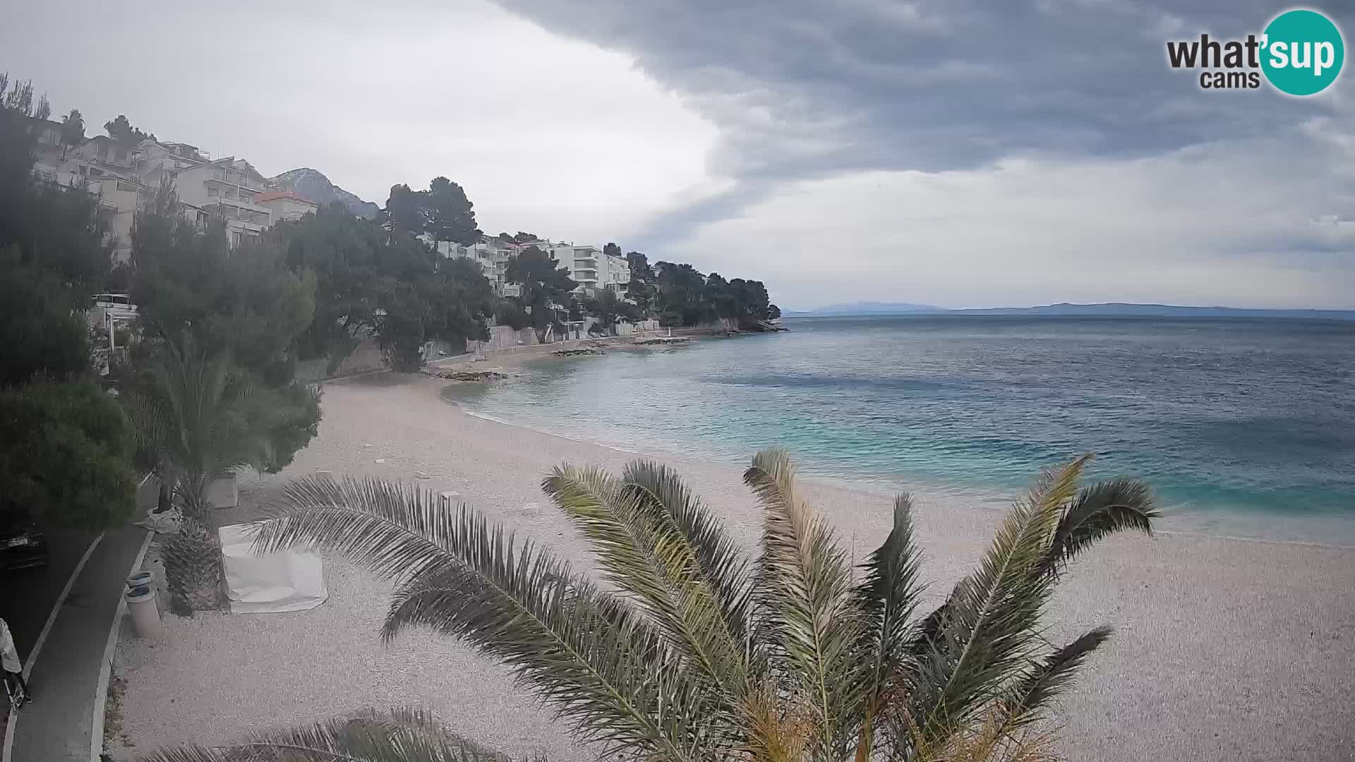 Webcam Lučica Beach Brela – Live View from the Adriatic Coast