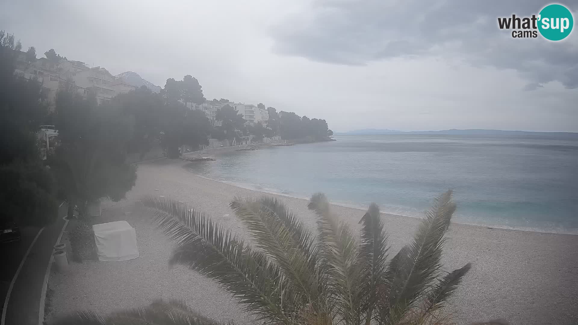 Webcam Lučica Beach Brela – Live View from the Adriatic Coast