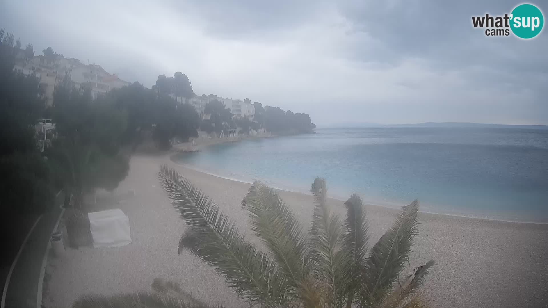 Webcam Lučica Beach Brela – Live View from the Adriatic Coast