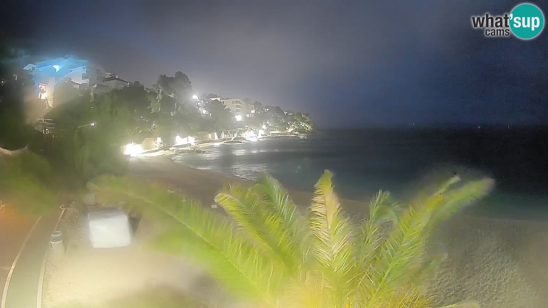 Webcam Playa Lučica Brela – Vista en directo de la costa adriática