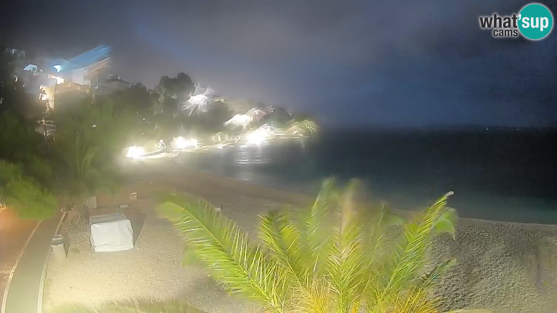 Webcam Lučica Beach Brela – Live View from the Adriatic Coast