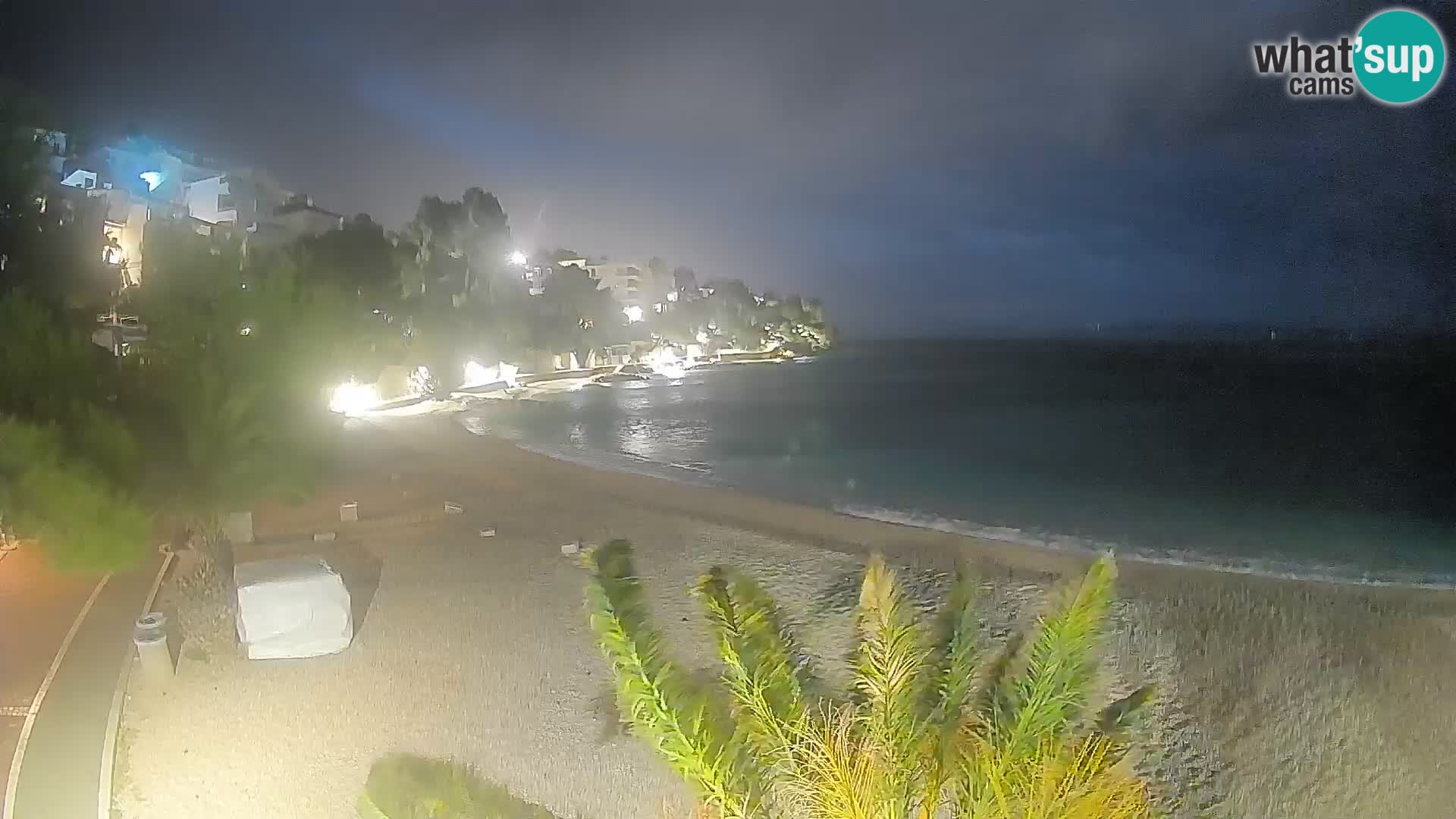 Webcam Lučica Beach Brela – Live View from the Adriatic Coast