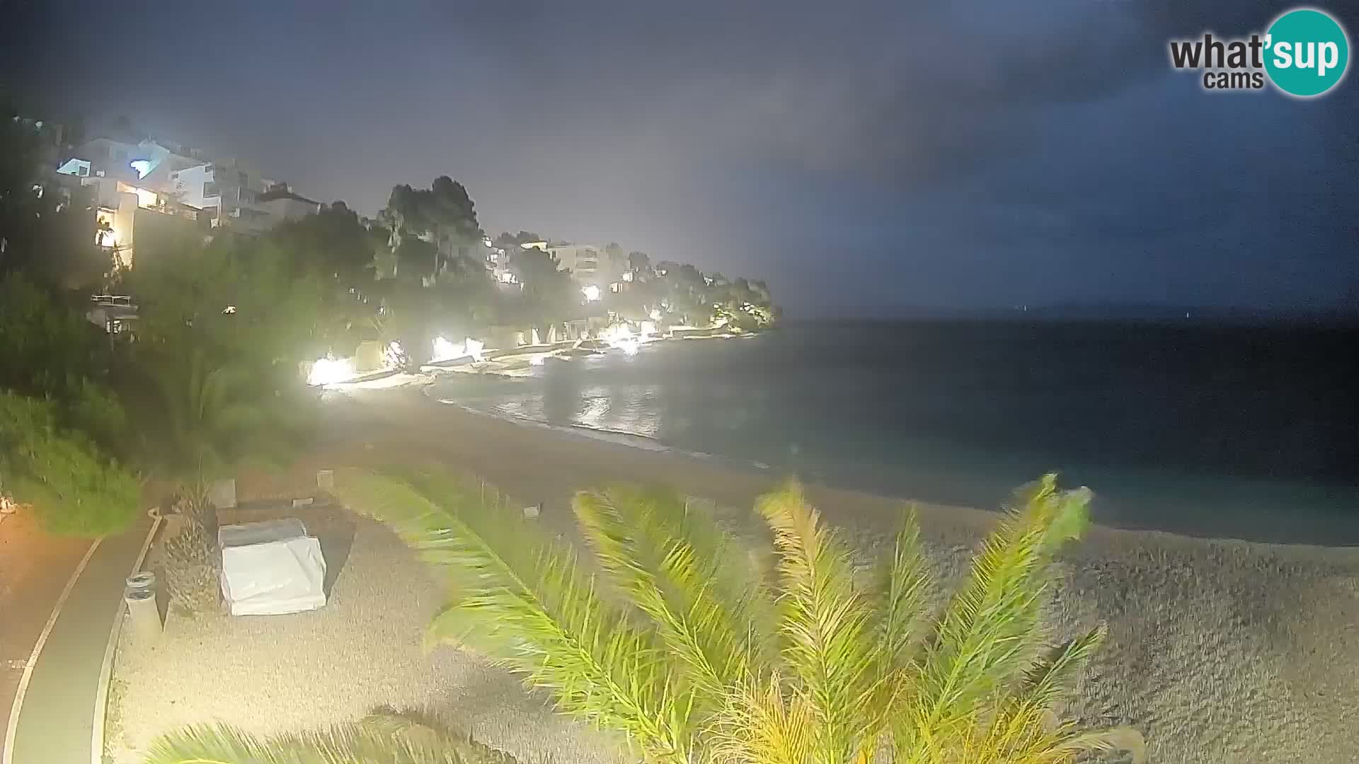Webcam Lučica Beach Brela – Live View from the Adriatic Coast