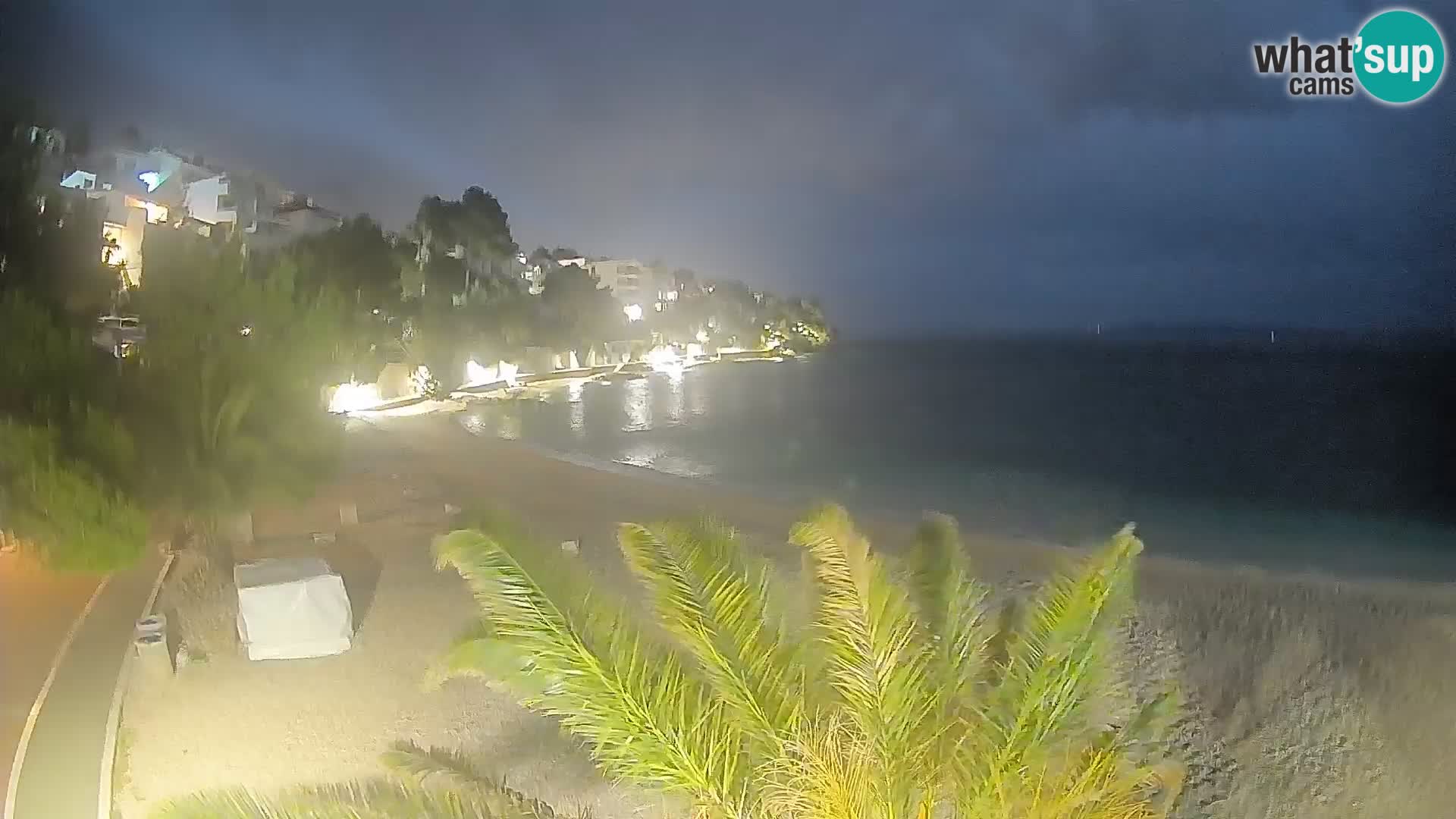 Webcam Lučica Beach Brela – Live View from the Adriatic Coast