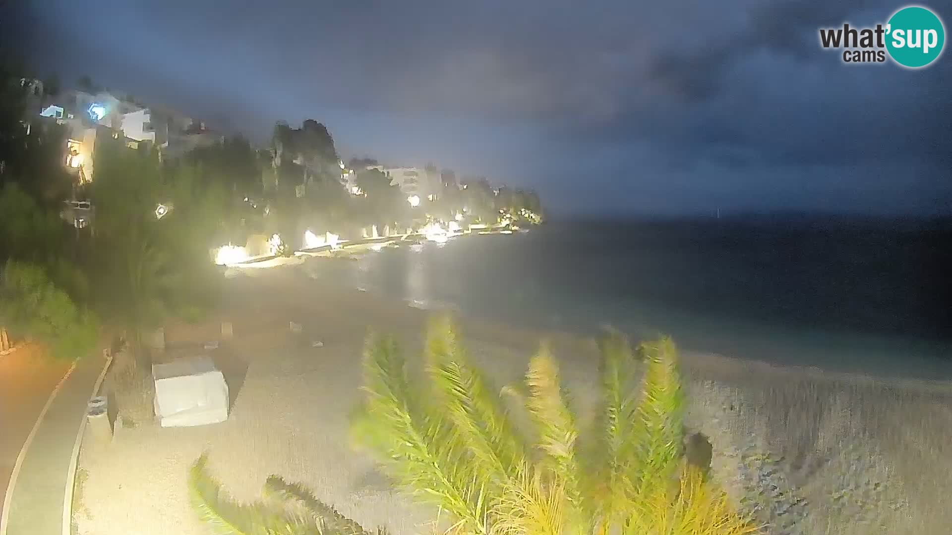 Webcam Lučica Beach Brela – Live View from the Adriatic Coast